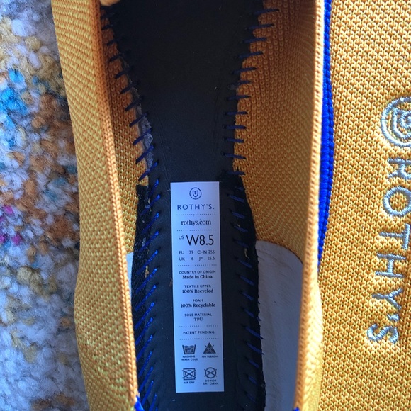 Rothy’s Loafers 8.5 NEW Lemon Drop - Picture 6 of 8